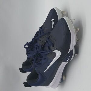 312- Nike Force Zoom Trout 9 Pro Baseball Cleats Midnight Navy Color Size 7.5